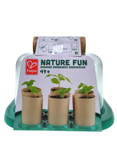 Hape Naturfun Gewächshaus ab 4 Jahren Natur Pflanzen #5000794