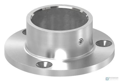 Edelstahl Bodenanker für Rohr 40,0mm, V2A | STEINBACHER©