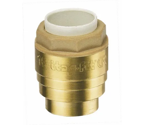 ITAP s.p.a. Steckfitting ITAP-FIT Messing-Steckverbinder Endstück für Cu-Rohr, Ø 12 mm