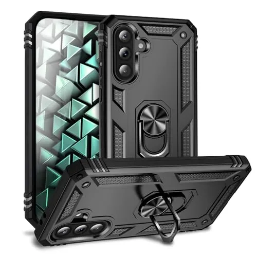 NALIA Panzerhülle für Samsung Galaxy A56 - Hülle, Schwarz