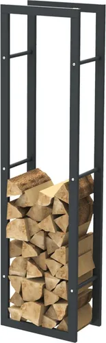 Bc-elec Holzablage HHWPF0016 aus schwarzem Stahl – 150x40x25cm