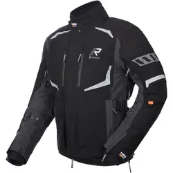 Rukka Ventu-R Motorrad Textiljacke, schwarz-grau, Größe 48 von Rukka