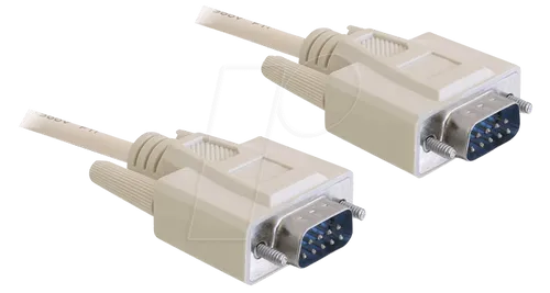 DELOCK 82983 - Kabel Seriell, SUB-D 9, Stecker/Stecker, 10m