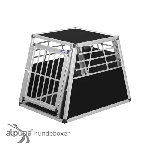 N1 Hundetransportbox Gitterbox Aluminium Transportbox Hundebox Alubox Autobox