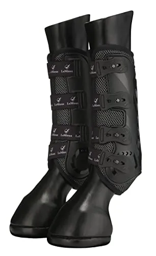 LeMieux Gamaschen Ultramesh Snug Boots Hinterbeine - Schwarz - M