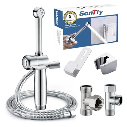 SonTiy Messing Bidet Handbrause mit Druckregler