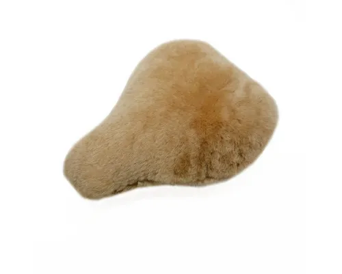 Reissner Lammfelle Sattelbezug Sattelbezug Fahrradsattel aus echtem Lammfell mit Webfellkranz FSB-C (1 St)