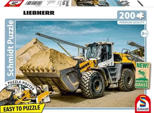 Schmidt Spiele Puzzle Liebherr Radlader L580 200 Teile von Schmidt Spiele