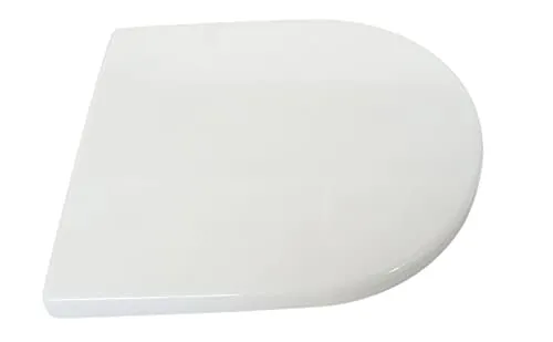 Ramm Toilettensitz kompatibel mit Villeroy & Boch Omnia Architectura, WC Sitz aus antibakteriellem Duroplast, Toilettendeckel mit Absenkautomatik Soft Close, für Toilettenschüssel 48 cm