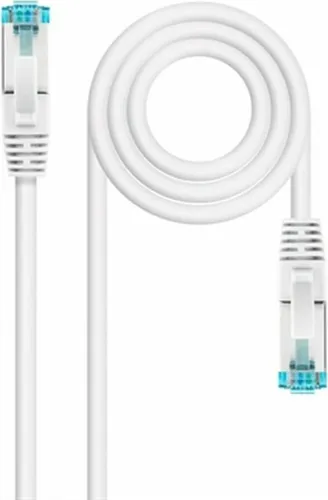 NANOCABLE 10.20.1700-L25-W - Kat.7 600MHZ LSZH SFTP PIMF AWG26 Netzwerkkabel, Weiß, 25 Zentimeter