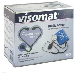 Visomat medic home XL Stethoskop Blutdruckmessgerät - Arzneimittel mit hautverträglicher Manschette für Armumfänge von 32 - 42 cm und integriertem präzisen Stethoskop für zuverlässige Messungen.