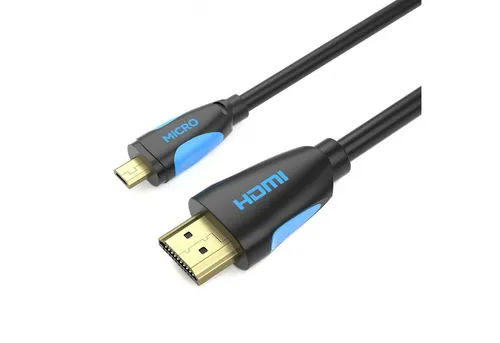 JAMEGA Micro HDMI Kabel 4K High Speed Adapterkabel Kamera GoPro HDMI-Kabel, Micro HDMI Stecker, HDMI Stecker, (150 cm)