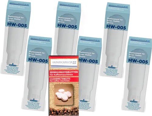 Wasserfilter HW-005 für Melitta Kaffeevollautomat + 10 Tabs