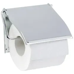 Wenko Toilettenpapierhalter ''Cover'' in Silber - (B)13,5 x (H)12 x (T)2,5 cm