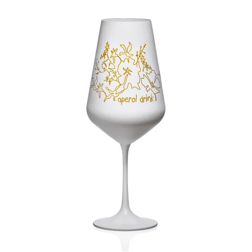 Crystalex Weinglas Aperol Fantasy 550 ml 2er Set – Elegante Kristallgläser - Hochwertige, mundgeblasene Kristallgläser aus Böhmen im modernen Design. Ideal für besondere Anlässe oder den täglichen Genuss. Das 2er Set vereint Eleganz und Funktionalität.