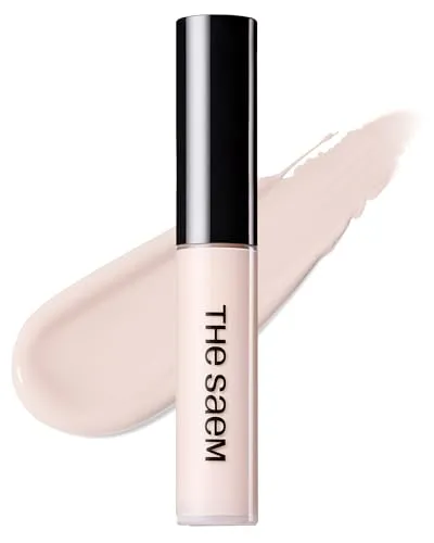 THESAEM Cover Perfection Tip Concealer SPF28 PA++ 6,5g # Aufheller - Strahlender Highlighter, korrigierend und aufhellend, Verfärbungen und dunkle Augenringe, helles Rosa