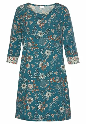 Lascana Damen Nachthemd mit floralem Print von LASCANA 
