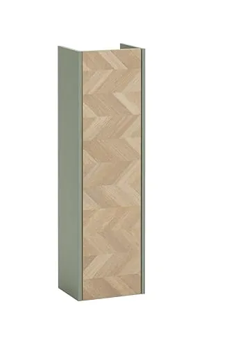 Tchibo Hochschrank »Lorna« - 30,2x23,4x106,1cm - anthrazit - Stylischer Hochschrank »Lorna« in Pistazie mit Fischgräten-Dekor. Bietet viel Stauraum und ist einfach zu montieren. Ideal für moderne Büros.