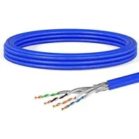 hb-digital Netzwerkkabel CAT 8 max. 2000 MHz S/FTP AWG22 LSZH 5m Blau
