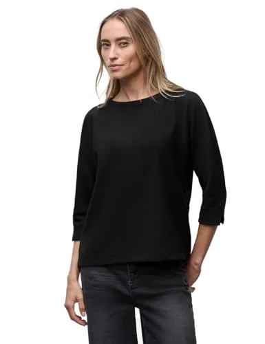 Street One Damen Glitzerndes Strukturshirt von Street One