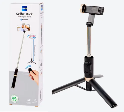 ZD Trading Selfie-Stick Selfiestick mit stativ und Fernbedienung und Dreibeinstativ