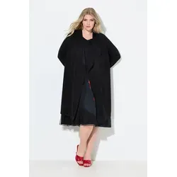 MIAMODA Langjacke Mantel in A-Linie - Modische Funktionsjacke in eleganter A-Linie mit Reverskragen, ideal für stilbewusste Frauen. Bequem und vielseitig kombinierbar.