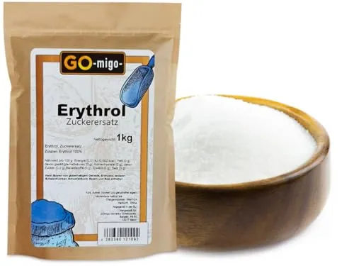1kg Erythritol Erythrit Zucker Ersatz Kalorienfrei Sweetener Sugar substitute