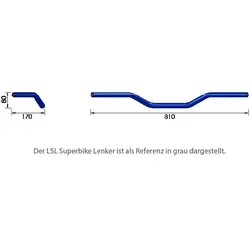 LSL Roadster L01, 1 Zoll, verchromt, silber