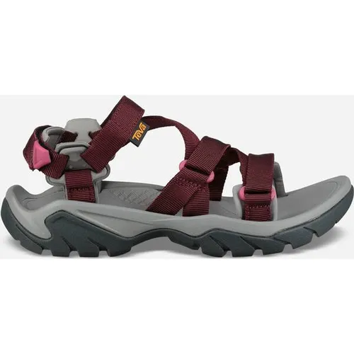 TEVA Damen Freizeitsandale Terra Fi 5 Sport - Wanderschuhe mit ultra griffiger Laufsohle, ideal für Outdoor-Aktivitäten, wasserfreundliche und schnelltrocknende Bänder bieten optimalen Halt und Komfort.