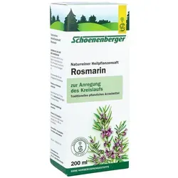 Schoenenberger Naturreiner Heilpflanzensaft Rosmarin von Salus