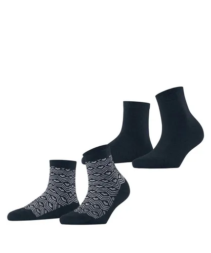 Esprit Kurzsocken Heart Pattern 2-Pack Kurzsocken (2-Paar)