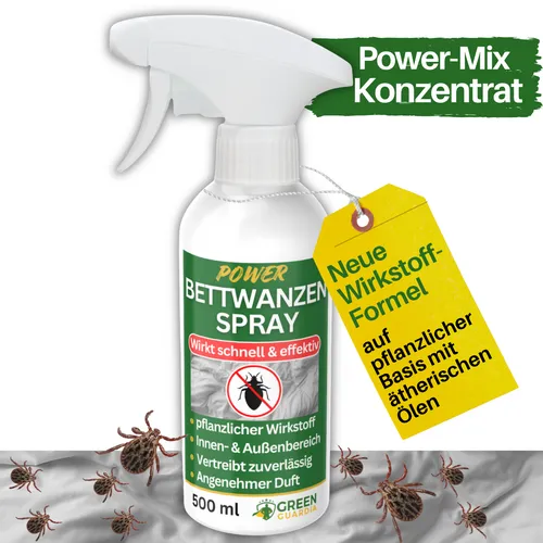 Green Guardia Bettwanzen Abwehrspray Power-Konzentrat 500 ml