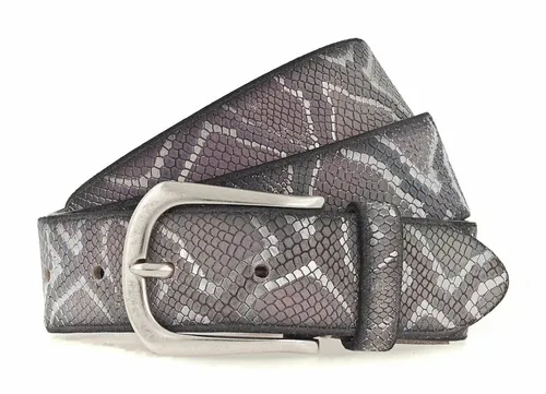 b.belt Ledergürtel mit Dornschließe in pink von B.BELT