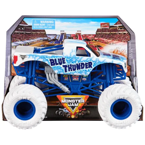 Monster Jam 6074255, Official Blue Thunder Monster Truck, Blau