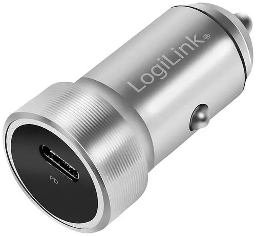 LogiLink PA0260 USB Ladegerät 20W 1x USB-C USB PD Silber KFZ USB Power Delivery (USB-PD)