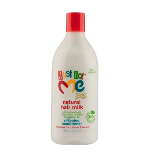 Just For Me Natürliche Haarmilch Silkening Conditioner, 13,5 Flüssigunze