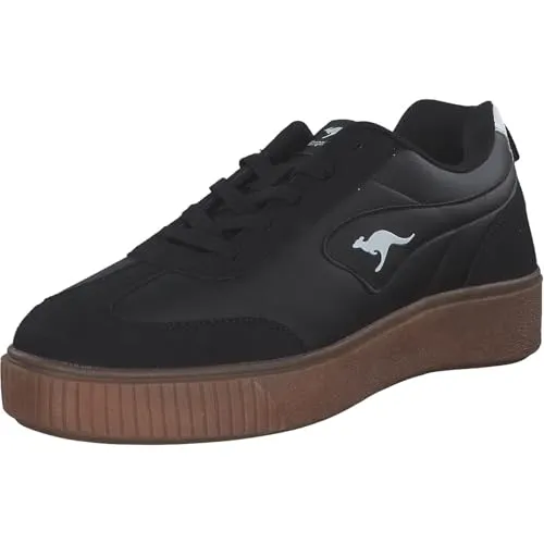 Produktbild KangaROOS Damen K-Plat Megan Sneaker, Jet Black/White, 37 EU