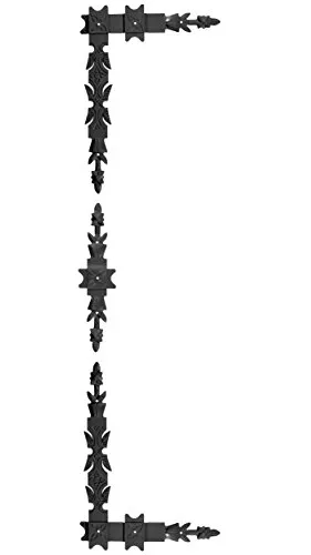 KeyMet 3 Winkel Flachwinkel Eckwinkel Geschmiedete 400 Schwarz