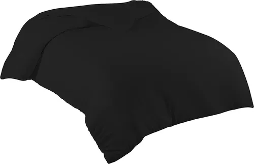 Bettwäsche Bettbezug 200x220 cm Schwarz - 100% Baumwolle - Bettwäsche in Premium-Qualität: 100% Baumwolle, weich und hautfreundlich für erholsamen Schlaf. Pflegeleicht und in 13 Farben erhältlich - ideal für Ihr Schlafzimmer!