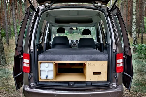 MoonBox Campingbox Heckküche Schlafsystem für VW Van Kombi Typ 111