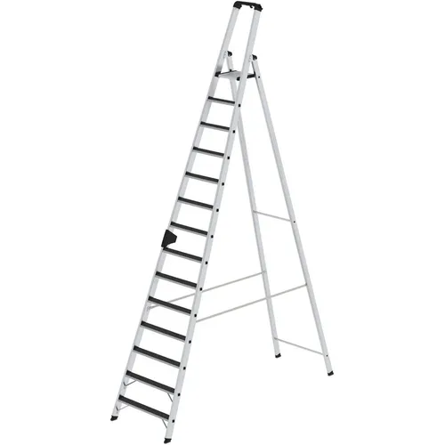 Stehleiter Clip-Step 14 Stufen aus Aluminium von Munk Günzburger Steigtechnik