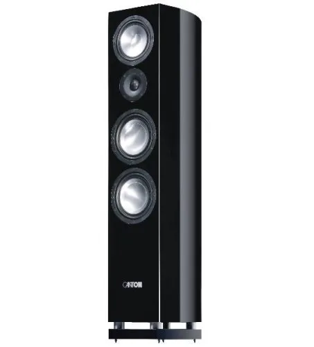 Canton Reference 7.2 Lautsprecher, DC 170 W, Schwarz, verkabelt, 170 W, 22-40000 Hz, 8 Ohm, Schwarz