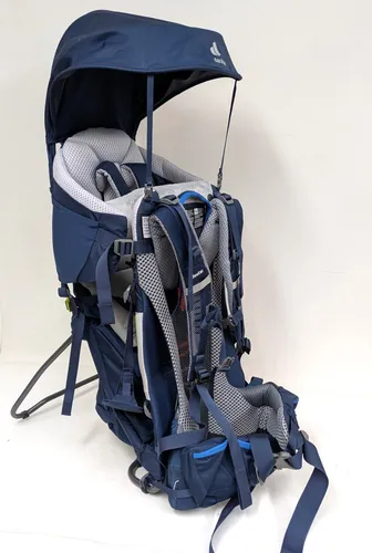 deuter Kid Comfort Kindertrage - midnight, stufenlos verstellbare Rückenlängen-Anpassung für maximalen Tragekomfort und flexiblen Einsatz