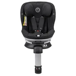 Storchenmühle Kinderautositz Niki start M - Onyx, ECE R129/03 - Kindersitz für 61–105 cm, 360° drehbar, mit antibakteriellem Bezug und feuchtigkeitsableitenden Eigenschaften für optimalen Komfort und Sicherheit im Auto.