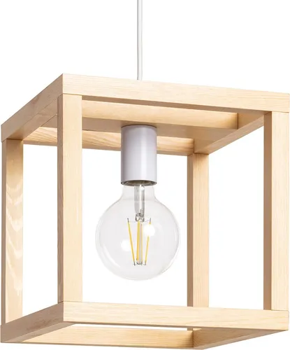 LEDKIA LIGHTING Pendelleuchte Coba aus Holz E27
