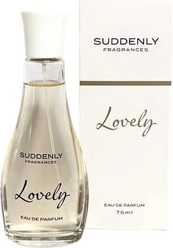 Suddenly Fragrances, LOVELY, Eau de PARFUM Spray for Women, 75 ml