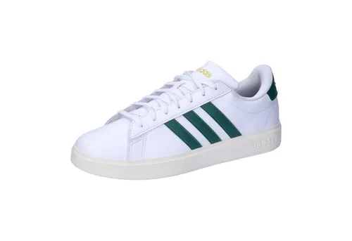 adidas Herren Sneaker GRAND COURT 2.0 - Klassischer Tennisstil - Sneaker aus Synthetikleder mit Cloudfoam Comfort-Einlegesohle für optimalen Komfort. Hergestellt aus mindestens 50 % recyceltem Material, ideal für umweltbewusste Sportler.