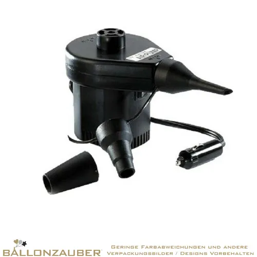 Elektrogebläse Kompressor Pumpe 12V 100 Watt Schwarz mit 12V-Anschluss f. Auto