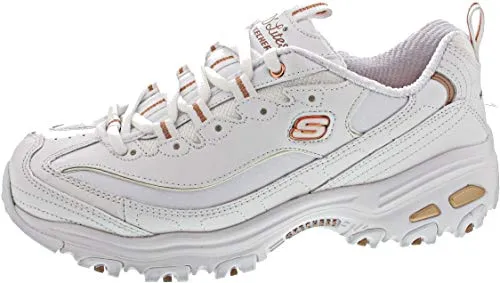 Skechers Damen D'LITES-Fresh Start Sneakers, White, 40 EU - Damen-Sneaker mit luftgekühlter Memory-Foam-Komfort-Einlegesohle für maximalen Tragekomfort, ideal für den Alltag und aktive Freizeit.