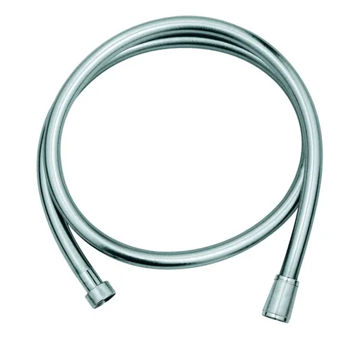 Grohe Brauseschlauch Silverflex 1250 mm - Duschschlauch in hochwertigem Chrom-Finish, 1,25 m lang, flexibel und langlebig – ideal für Ihr Badezimmer.